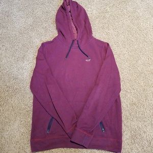 Burgundy hoodie